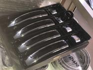 Ford Transit 2014– Dørgrebskapper med sort stribe (4 stk., ABS) foto 7