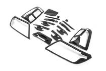 Nissan Navara/NP300 2016– Sæt lister (sort ABS) foto 2