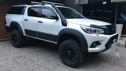 Toyota Hilux 2015– Skærmforøgere (2015-2020, ABS, med bolte) foto 8