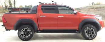 Toyota Hilux 2015– Skærmforøgere (2015-2020, ABS, med bolte) foto 12