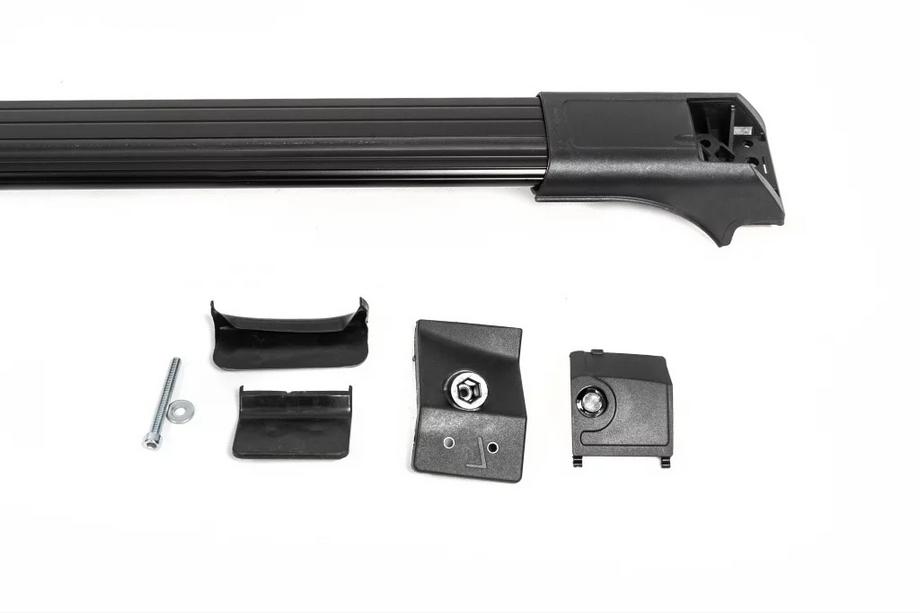 Mercedes ML W164 2005–2011 Tværstænger til tagræling uden lås Flybar V1 (2 stk) Op til 110 cm, sort Foto 9