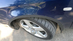 Audi A6 C5 1997–2001 Hjulbuekanter (4 stk., sorte) foto 3