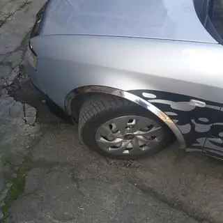 Skærmkantlister (4 stk., rustfrit stål)