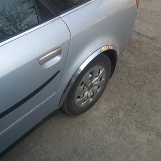 Skærmkantlister (4 stk., rustfrit stål) Audi A6 C5 1997–2001 foto 3