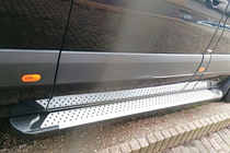 Mercedes Sprinter W906 2006–2018 Sidetrin Allmond Grey (2 stk., aluminium) foto 5