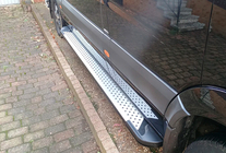 Mercedes Sprinter W906 2006–2018 Sidetrin Allmond Grey (2 stk., aluminium) foto 6