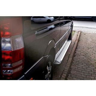 Sidetrin Allmond Grey (2 stk., aluminium) foto 2