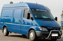 Mercedes Sprinter W901/902/903/904/905 1995–2006 Bullbar WT004 (rustfrit stål) foto 3