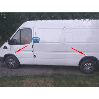 Hjulbuekanter (4 stk., sorte) Ford Transit 1991–2000 foto 1