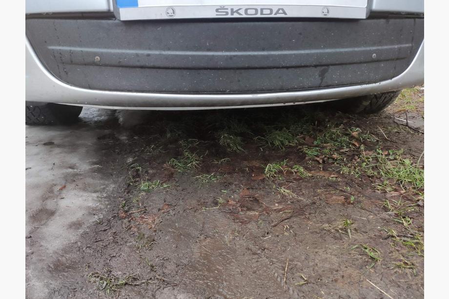 Skoda Octavia II A5 2010–2013 Vinterafdækning til kølergrill (nedre) Mat Image