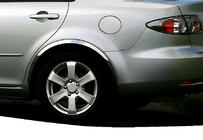 Mazda 6 2003–2008 Skærmkantlister (4 stk., rustfrit stål) foto 1