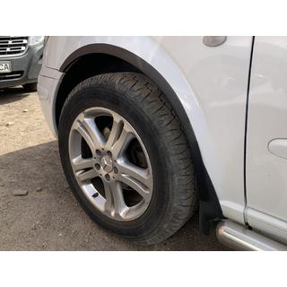 Hjulbuekanter (4 stk., sorte) Mercedes Vito W639 2004–2014 foto 2