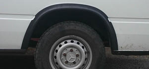 Mercedes Sprinter W901/902/903/904/905 1995–2006 Skærmkantslister (6 stk., sorte) foto 3