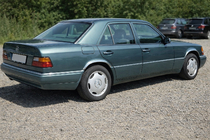 Mercedes E-klasse W124 1984–1997 Skærmkantlister 1989-1995 (4 stk., rustfrit stål) foto 1