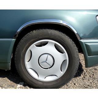 Skærmkantlister 1989-1995 (4 stk., rustfrit stål) Mercedes E-klasse W124 1984–1997 foto 2