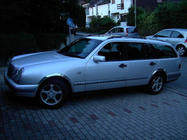 Mercedes E-class W210 1995–2002 Skærmkantlister (4 stk., rustfrit stål) foto 4