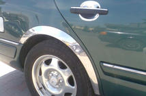 Mercedes E-class W210 1995–2002 Skærmkantlister (4 stk., rustfrit stål) foto 3