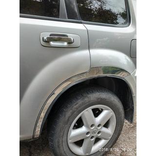 Skærmkantlister (4 stk., rustfrit stål) Nissan X-trail T30 2002–2007 foto 2