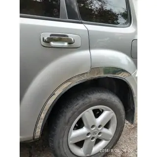Skærmkantlister (4 stk., rustfrit stål) foto 2