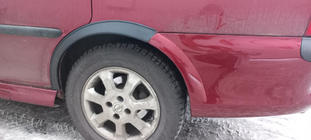 Opel Vectra B 1995–2002 Hjulbuekanter (4 stk., sorte) foto 4