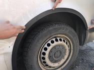 Volkswagen T5 Transporter 2003–2010 Skærmkantslister (6 stk., sorte) Sort rustfrit stål foto 7