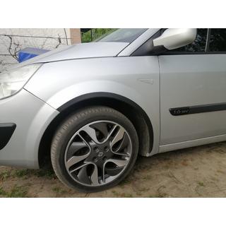Hjulbuekanter (4 stk., sorte) Renault Scenic/Grand 2003–2009 foto 1