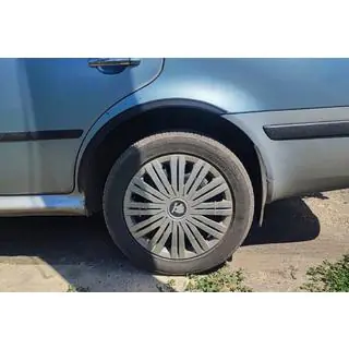 Hjulbuekanter (4 stk., sorte) Skoda Octavia I Tour A4 1996–2010 foto 2