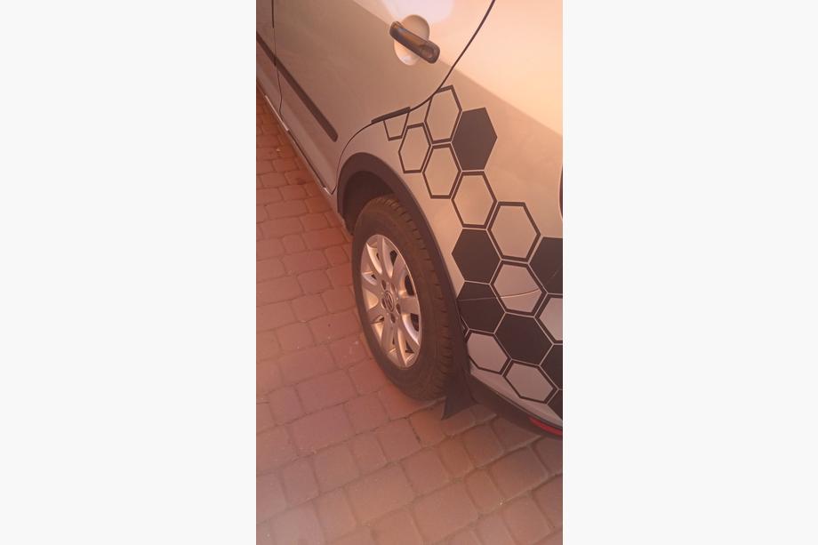 Volkswagen Golf Plus 2004–2014 Hjulbuekanter (4 stk., sorte) Foto 5