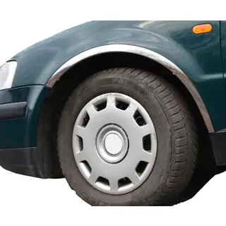 Skærmkantlister (4 stk., rustfrit stål) Volkswagen Passat B5 1997–2005 foto 2