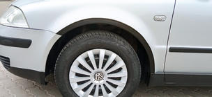 Volkswagen Passat B5 1997–2005 Hjulbuekanter (4 stk., sorte) Stationcar, 2000-2006, metal foto 1