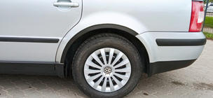 Volkswagen Passat B5 1997–2005 Hjulbuekanter (4 stk., sorte) Stationcar, 2000-2006, metal foto 6