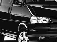Volkswagen T4 Caravelle/Multivan 1990–2003 Skærmkantlister (4 stk., rustfrit stål) foto 3