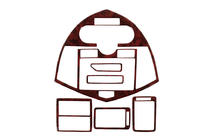 Kia Carens 1999–2012 Instrumentbordslister (2002-2006) Aluminium foto 1
