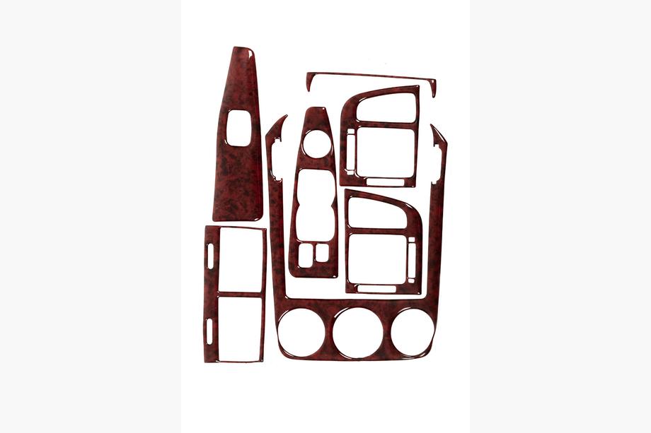 Kia Cerato 1 2004–2009 Instrumentbordbeklædning 2004-2006 (HB) Aluminium Image