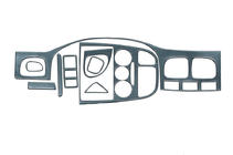Kia Rio 2000–2005 Instrumentbordbeklaedning (2000-2002) Aluminium foto 1