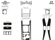 Kia Sorento I BL 2002–2009 Instrumentbordbeklaedning Variant 1 (2003-2007) foto 4