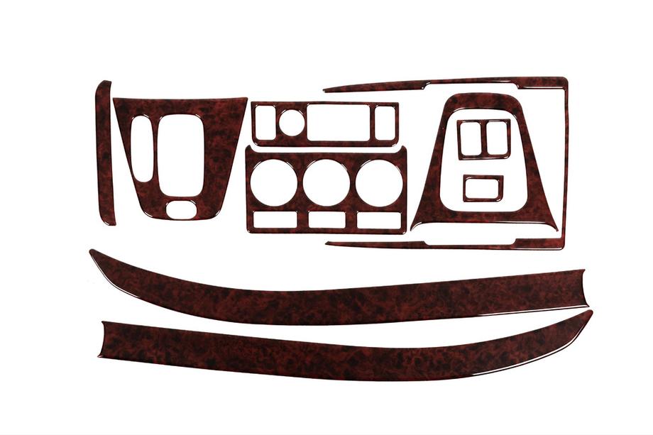 Land Rover Freelander I 1997–2006 Instrumentbordbeklædning (2000-2003, 10 dele) Aluminium Image