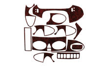 Mercedes A-klasse W168 1997–2004 Paneloverlays til instrumentbord (1997-2001) Carbon-look foto 1