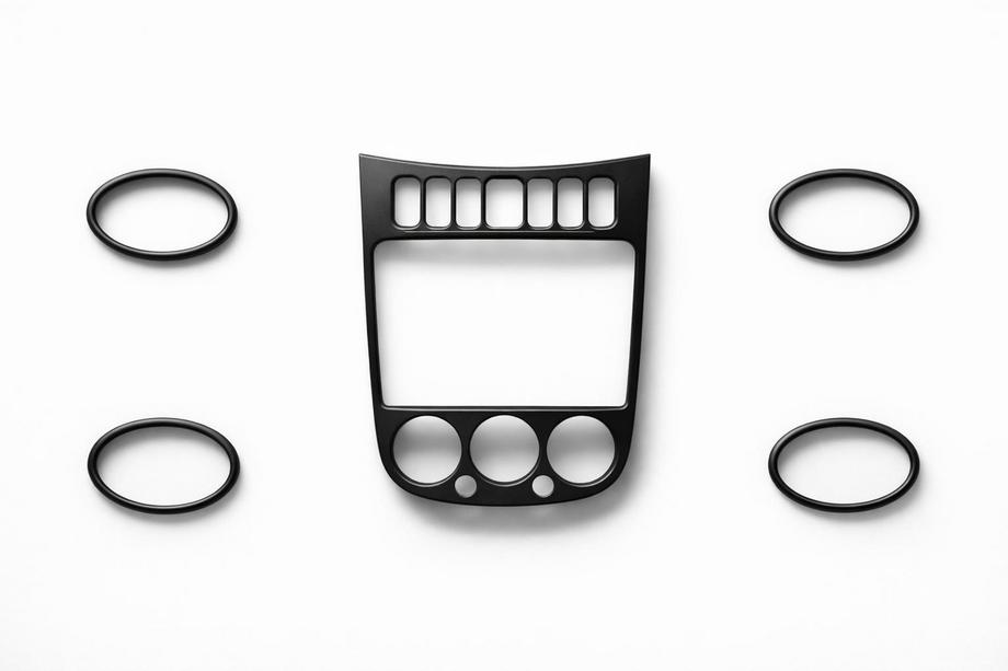 Mercedes A-klasse W168 1997–2004 Instrumentbordbeklædning (2001-2004) Carbon-look Image