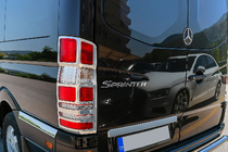 Mercedes Sprinter W906 2006–2018 Rustfri baglygteafdækninger (2 stk.) foto 2