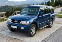Mitsubishi Pajero Wagon III 1999–2006 Sunrise sidetrin (2 stk., aluminium) foto 1