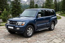 Mitsubishi Pajero Wagon III 1999–2006 RedLine V1 sidetrin (2 stk., aluminium) foto 1