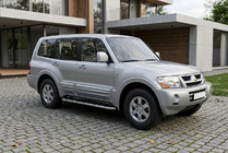 Mitsubishi Pajero Wagon III 1999–2006 Maydos V1 sidetrin (2 stk., aluminium + rustfrit stål) foto 1