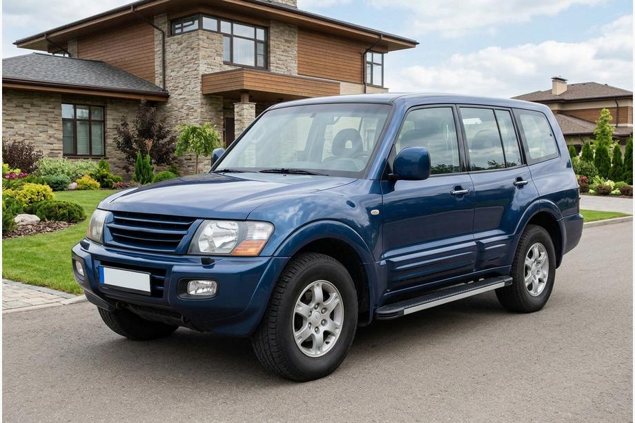 Mitsubishi Pajero Wagon III 1999–2006 Sidetrin Tayga (2 stk., aluminium) Image