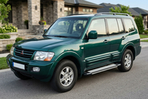 Mitsubishi Pajero Wagon III 1999–2006 Rainbow sidetrin (2 stk., aluminium) foto 1