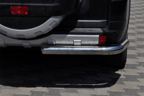 Mitsubishi Pajero Wagon III 1999–2006 Bagbøjle AK003 (rustfrit stål) foto 2