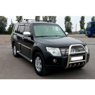 Bullbar QT007 (rustfrit stål) Mitsubishi Pajero Wagon III 1999–2006 foto 3
