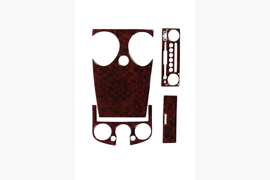 Mitsubishi Colt 2004–2012 Instrumentbordslister (2004-2007) Aluminium Image