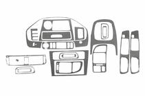 Mitsubishi Galant 1997–2003 Instrumentbordbeklædning Aluminium foto 2