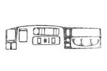 Mitsubishi Pajero Sport 1996–2007 Instrumentbordslister (2002-2007) Trælook foto 6